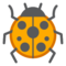 Lady Beetle emoji on HTC